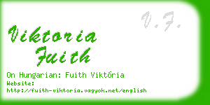 viktoria fuith business card