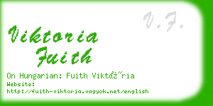viktoria fuith business card